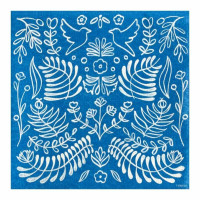 Serviettes en papier Amazonia Bleu, Françoise PAVIOT
