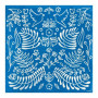 Serviettes en papier Amazonia Bleu, Françoise PAVIOT