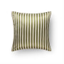 Taie d'Oreiller en Soie 65 x 65 cm Rayure verte, Emily's Pillow