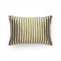 Taie d'Oreiller en Soie 51 x 76 cm Rayure verte, Emily's Pillow