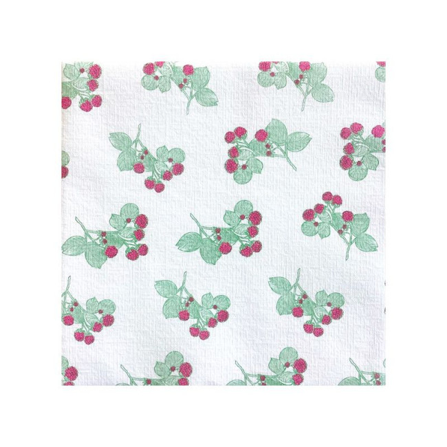 Serviettes en papier Framboise, Françoise PAVIOT
