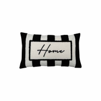 Coussin Influence Home Noir 30x50 cm, Opjet