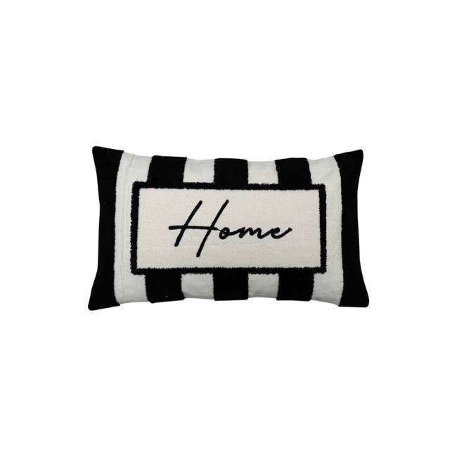 Coussin Influence Home Noir 30x50 cm, Opjet