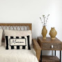 Coussin Influence Maison Noir 30x50 cm, Opjet