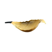 Infuseur à thé en inox doré Leaf, Dammann Frères