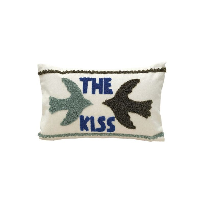 Coussin Influence Oiseau The Kiss Kaki, Opjet