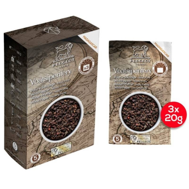 Poivre Sauvage Voatsiperifery 60g, Peugeot