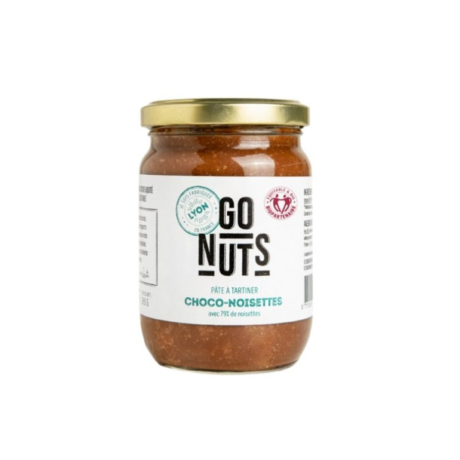 Pâte à tartiner Choco-Noisettes Bio, Go Nuts
