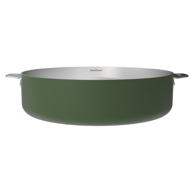 La Merveilleuse Sauteuse amovible en inox Vert Fougère, Cookut
