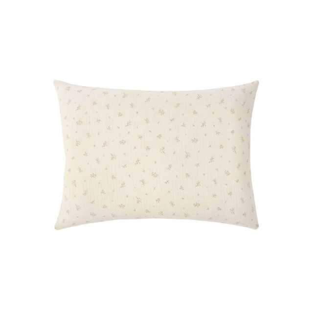 Taie d'oreiller Gaze de coton Semis Fleuri, Essix