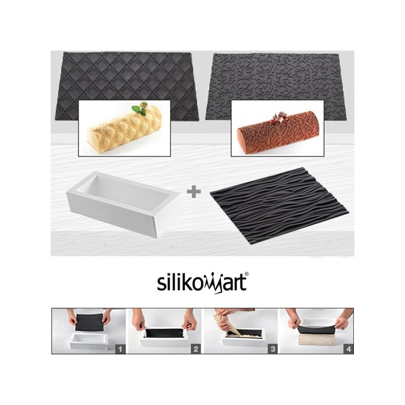 Moule A Buche Silicone Avec Tapis