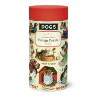 Puzzle 1000 pièces Vintage Dogs, Cavallini & Co