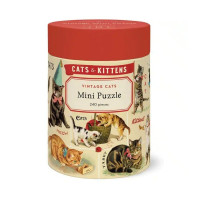 Puzzle 240 pièces Vintage Cats, Cavallini & Co