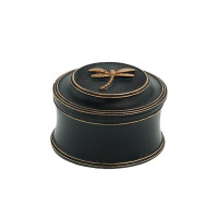 Boite Libellule Noire/Dorée, Emdé