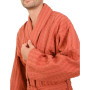 Peignoir Mixte en Coton WAFFLE KNOTE Auburn, Sensei
