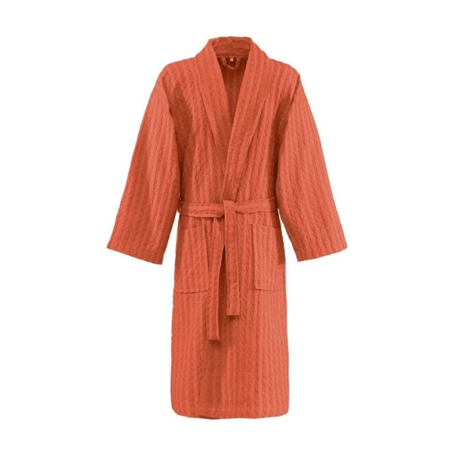Peignoir Mixte en Coton WAFFLE KNOTE Auburn, Sensei