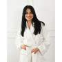 Peignoir Mixte en Coton WAFFLE KNOTE Blanc, Sensei