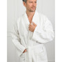 Peignoir Mixte en Coton WAFFLE KNOTE Blanc, Sensei