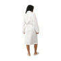 Peignoir Mixte en Coton WAFFLE KNOTE Blanc, Sensei