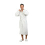 Peignoir Mixte en Coton WAFFLE KNOTE Blanc, Sensei
