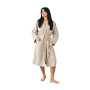 Peignoir Mixte en Coton WAFFLE KNOTE Sable, Sensei