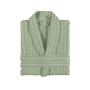 Peignoir Mixte en Coton WAFFLE KNOTE Sauge, Sensei