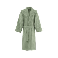 Peignoir Mixte en Coton WAFFLE KNOTE Sauge, Sensei