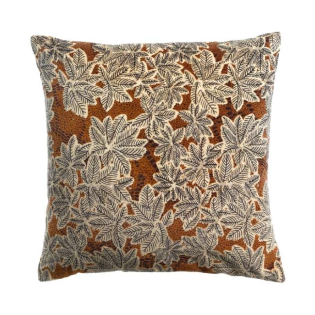 Coussin imprimé Ariane Rouille, Vivaraise