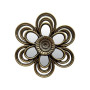 Déco murale fleur miroir, Emdé