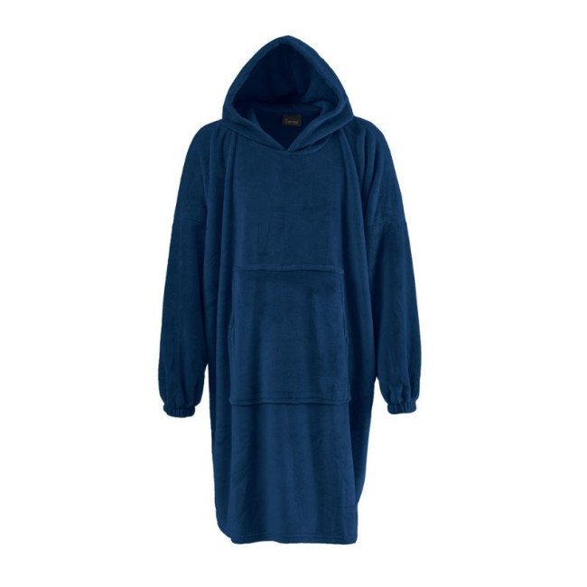 Poncho Polaire à Capuche Doux & Chaud KAPRA Denim, Sensei