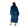 Poncho Polaire à Capuche Doux & Chaud KAPRA Denim, Sensei