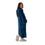 Poncho Polaire à Capuche Doux & Chaud KAPRA Denim, Sensei