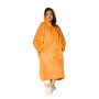 Poncho Polaire à Capuche Doux & Chaud KAPRA Caramel, Sensei