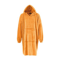 Poncho Polaire à Capuche Doux & Chaud KAPRA Caramel, Sensei