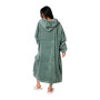 Poncho Polaire à Capuche Doux & Chaud KAPRA Lichen, Sensei