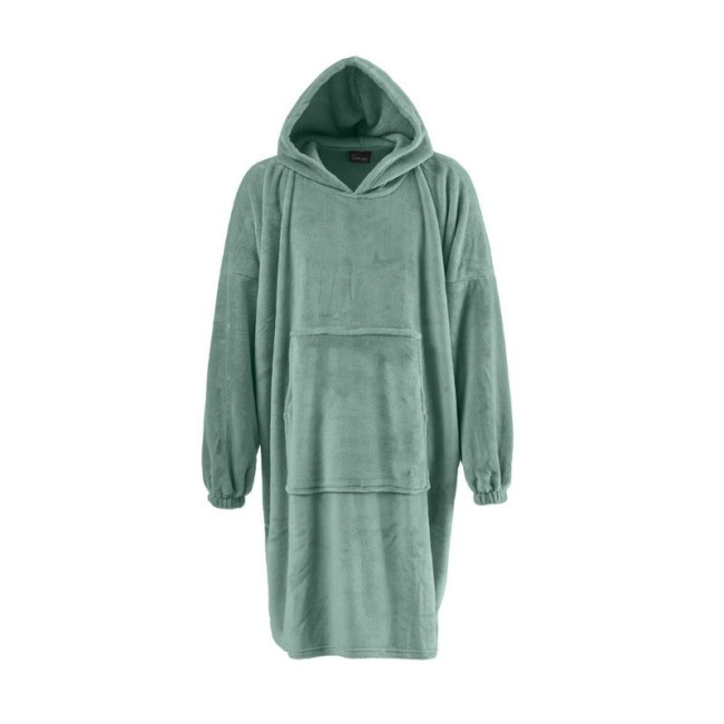 Poncho Polaire à Capuche Doux & Chaud KAPRA Lichen, Sensei