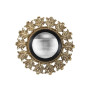 Miroir Maria convexe noir et doré 20.5 cm, Emdé
