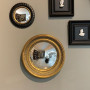 Miroir Convexe Doré 38 cm, Emdé