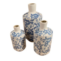 Vase Céramique fleurs, Emdé