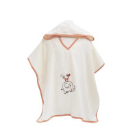 Poncho de Bain Enfant 4/8 ans ZOO ZOO Écru, Sensei