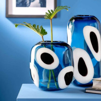 Vase OCCHI Blu, Léonardo