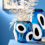 Vase OCCHI Blu, Léonardo