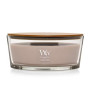 Bougie parfumée Ellipse Patchouli Crème, WoodWick