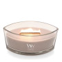 Bougie parfumée Ellipse Patchouli Crème, WoodWick