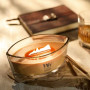 Bougie parfumée Ellipse Bourbon Doré, WoodWick