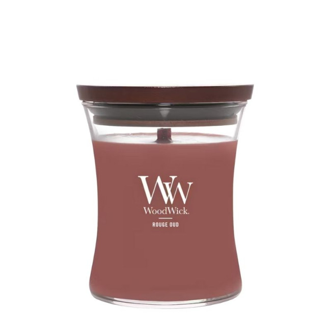 Bougie parfumée Rouge Oud, Woodwick