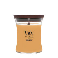 Bougie parfumée Bourbon doré, WoodWick