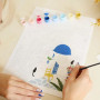 Kit Peinture au Numéro Santorini, Petit Pinceau