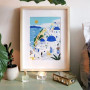 Kit Peinture au Numéro Santorini, Petit Pinceau
