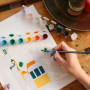 Kit Peinture au Numéro Lisbon, Petit Pinceau